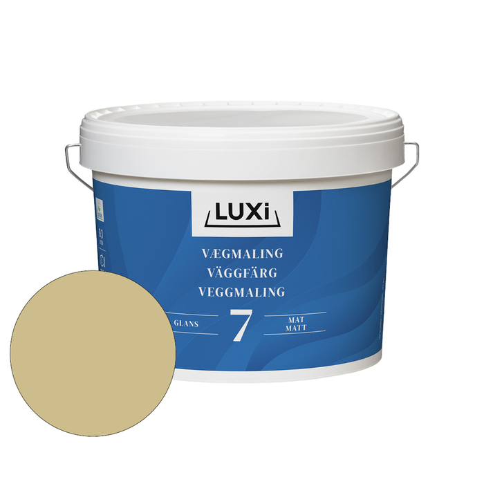 Väggfärg 7 Senap 2,5 L Luxi
